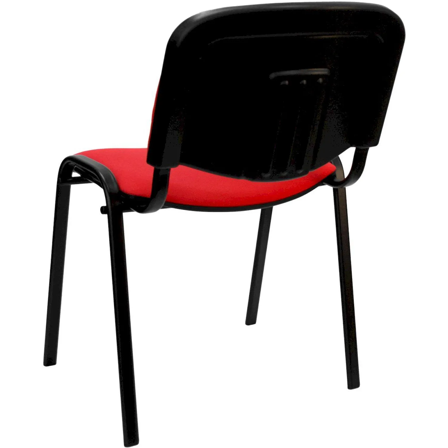 Стул 0MX_UA_EChair Rio(ИЗО/ISO) чёрн, ткань красная C02 - фото 9