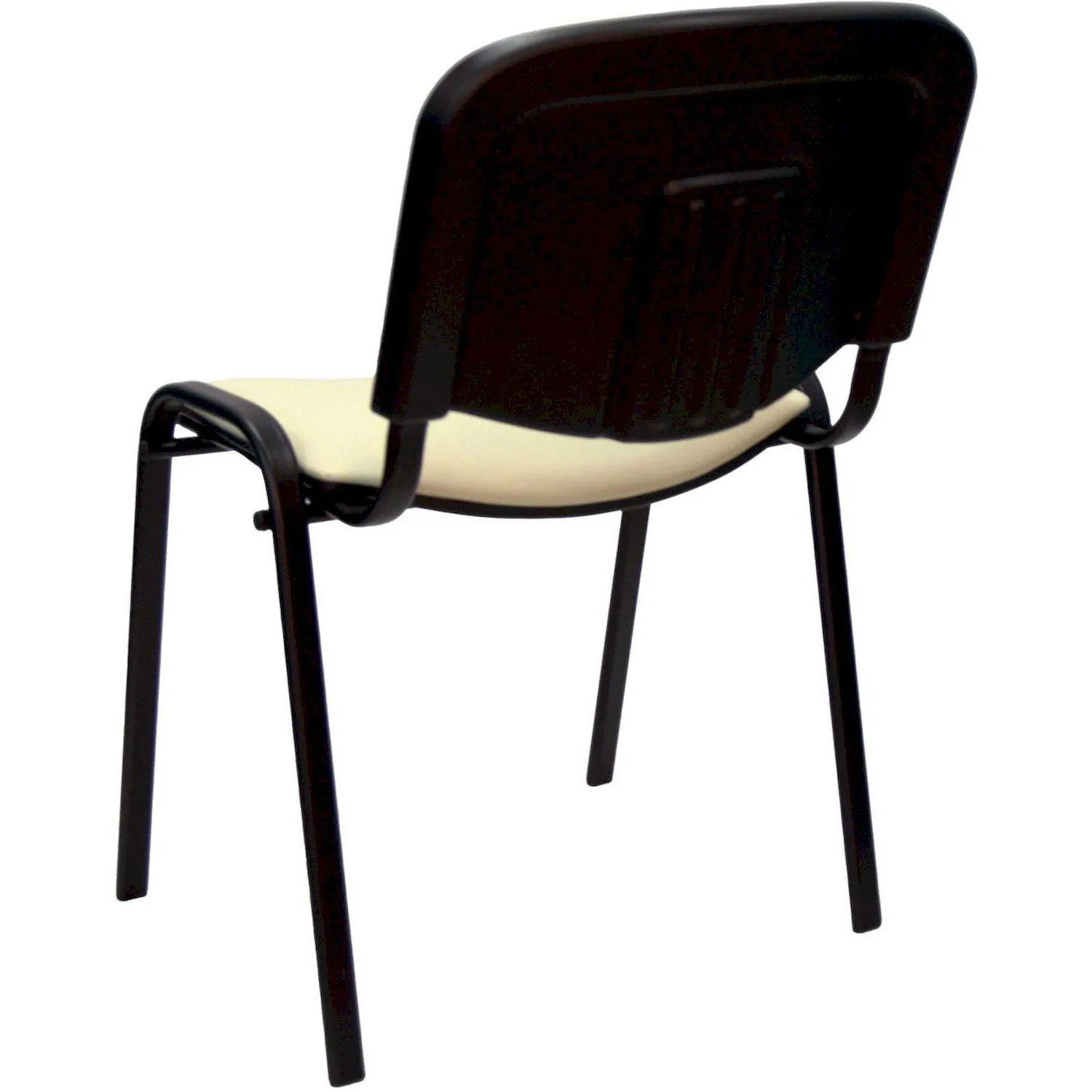 Стул 0MX_UA_EChair Rio(ИЗО/ISO) черный, к/з бежевый V-18 - фото 9