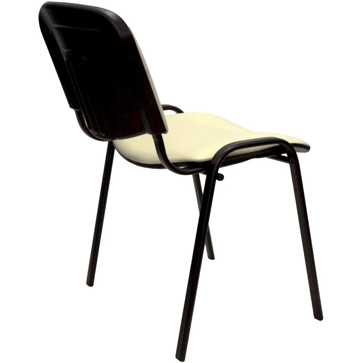 Стул 0MX_UA_EChair Rio(ИЗО/ISO) черный, к/з бежевый V-18 - фото 12