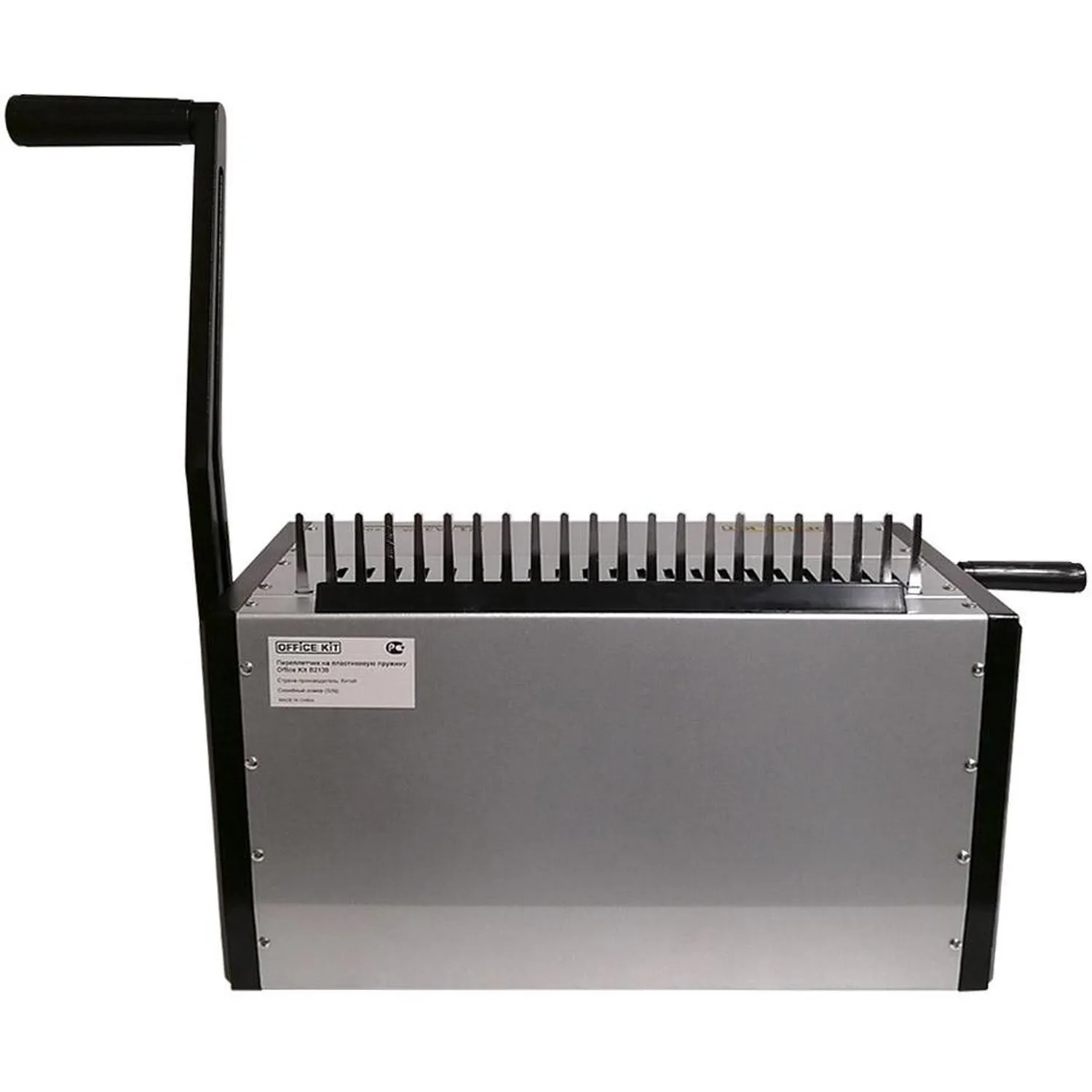 Брошюровщик Office Kit B2130 А4, 30л./500л., пл.пружина - фото 4