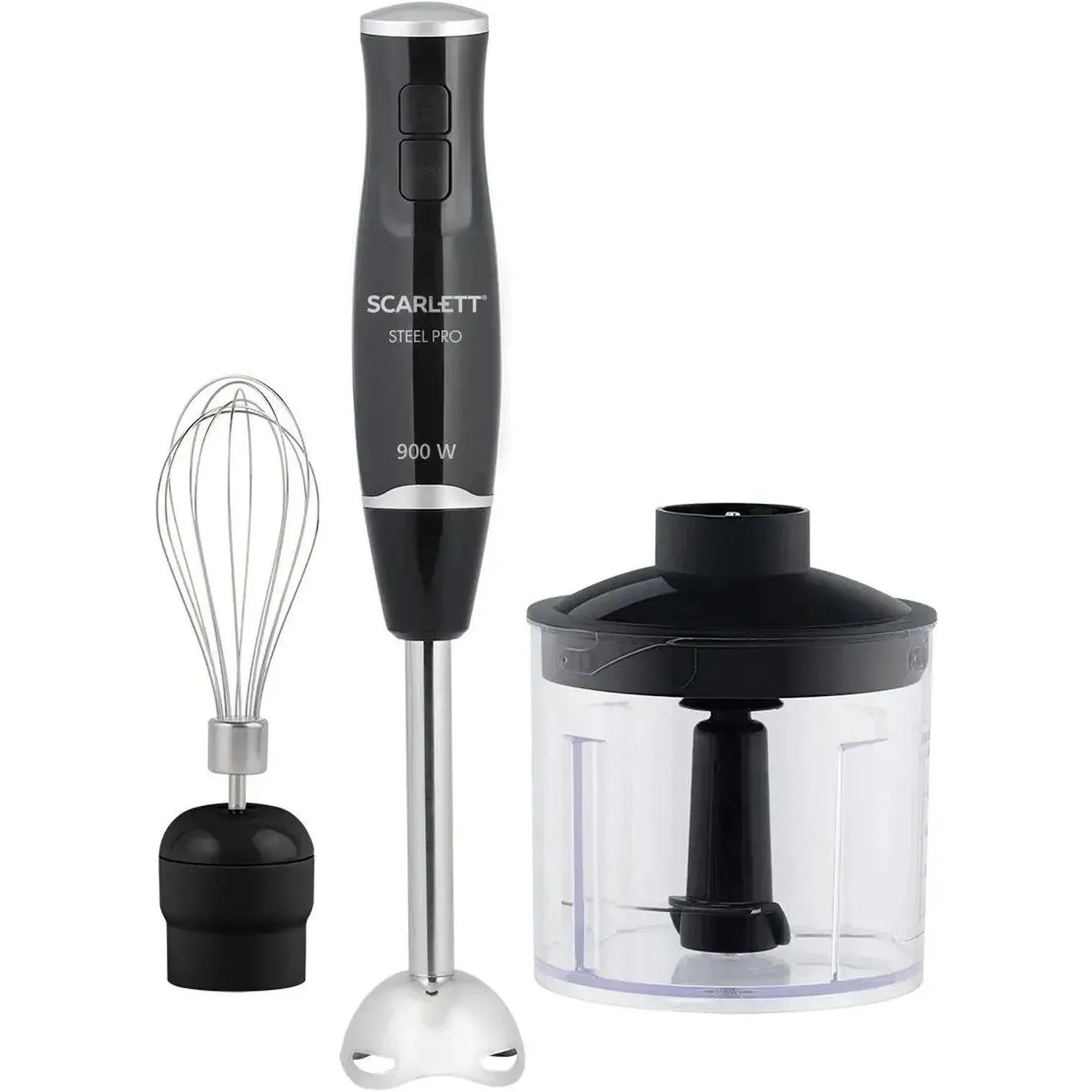 Блендер SCARLETT SC-HB42F08, погружной, 900Вт, черный - фото 1