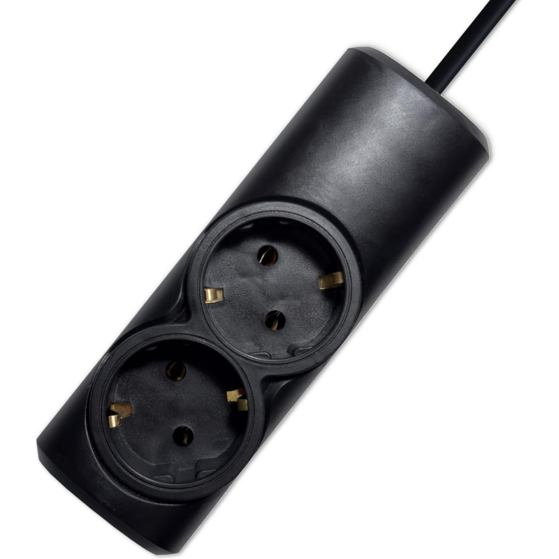 Удлинитель PROGIX PG215 2р/5м/2,2кВт/10А заземление, черный, ПВС 3х0.75 - фото 2