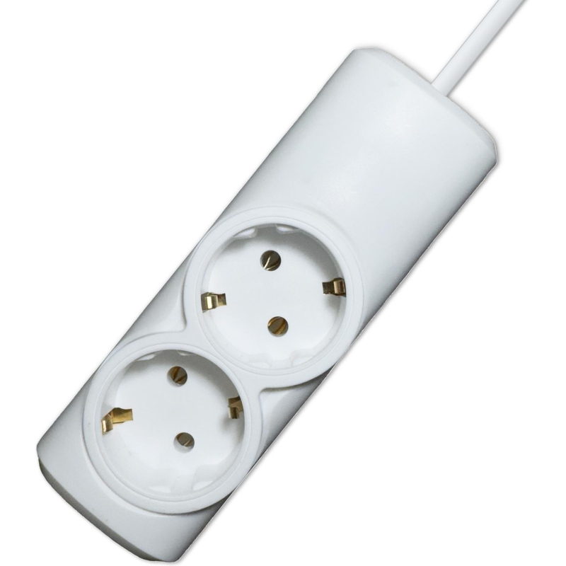 Удлинитель PROGIX PG222 2р/5м/3,5кВт/16А заземление, белый, ПВС 3х1.5 - фото 2