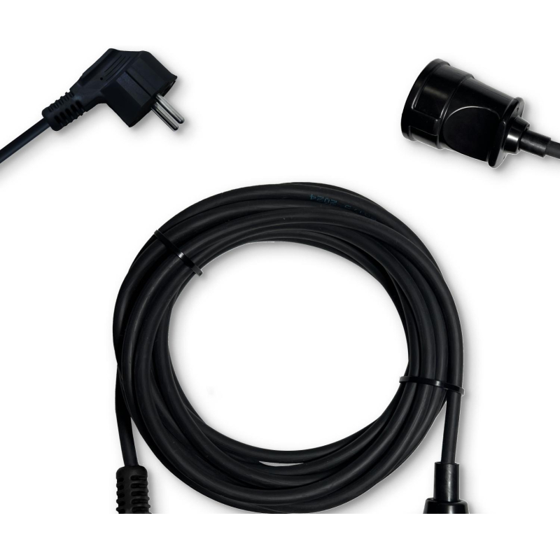 Удлинитель PROGIX PG119 1р/10м/1,5кВт/6А заземление, черный, ПВС 3х0.75 - фото 2