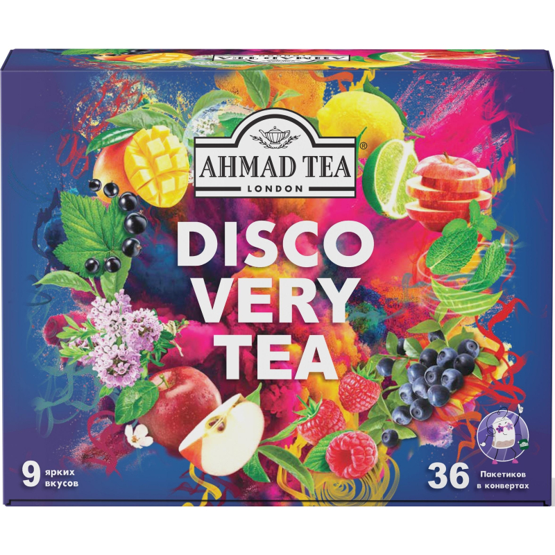 Чай Ahmad Tea Discovery Tea/Чайное открытие ассорт 9 вкусов 36 пак N089 - фото 1
