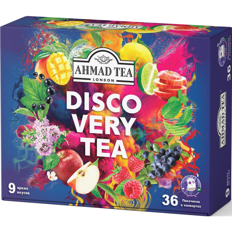 Чай Ahmad Tea Discovery Tea/Чайное открытие ассорт 9 вкусов 36 пак N089 - фото 4