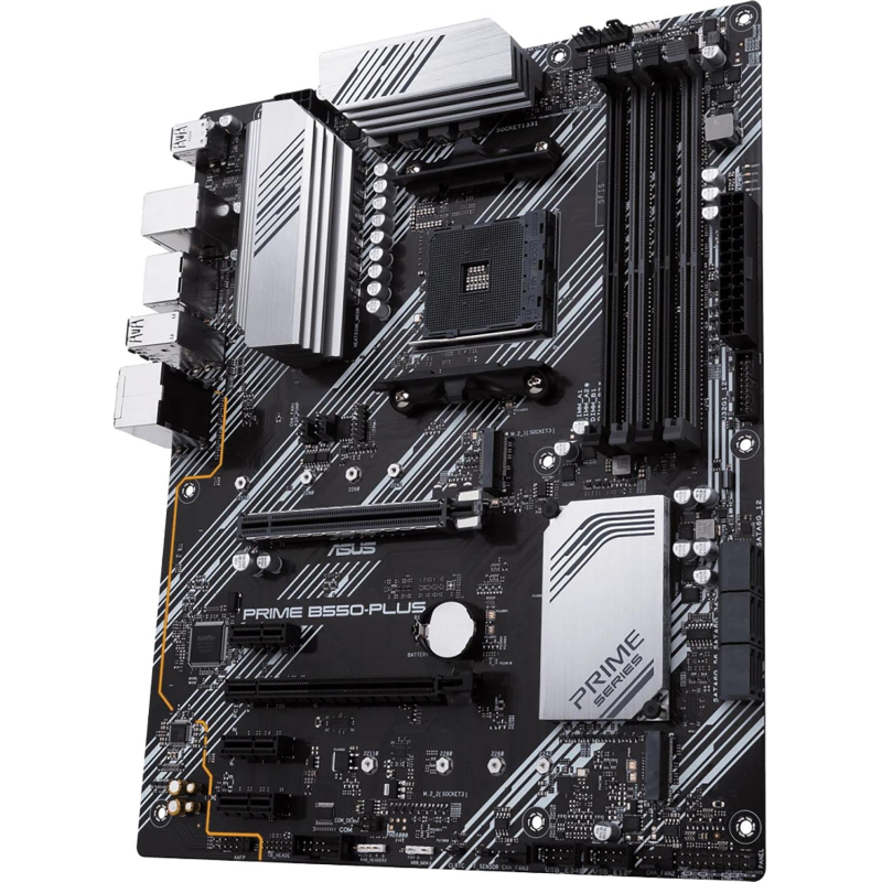 Материнская плата Asus PRIME B550-PLUS Soc-AM4 AMD 4xDDR4 ATX - фото 2