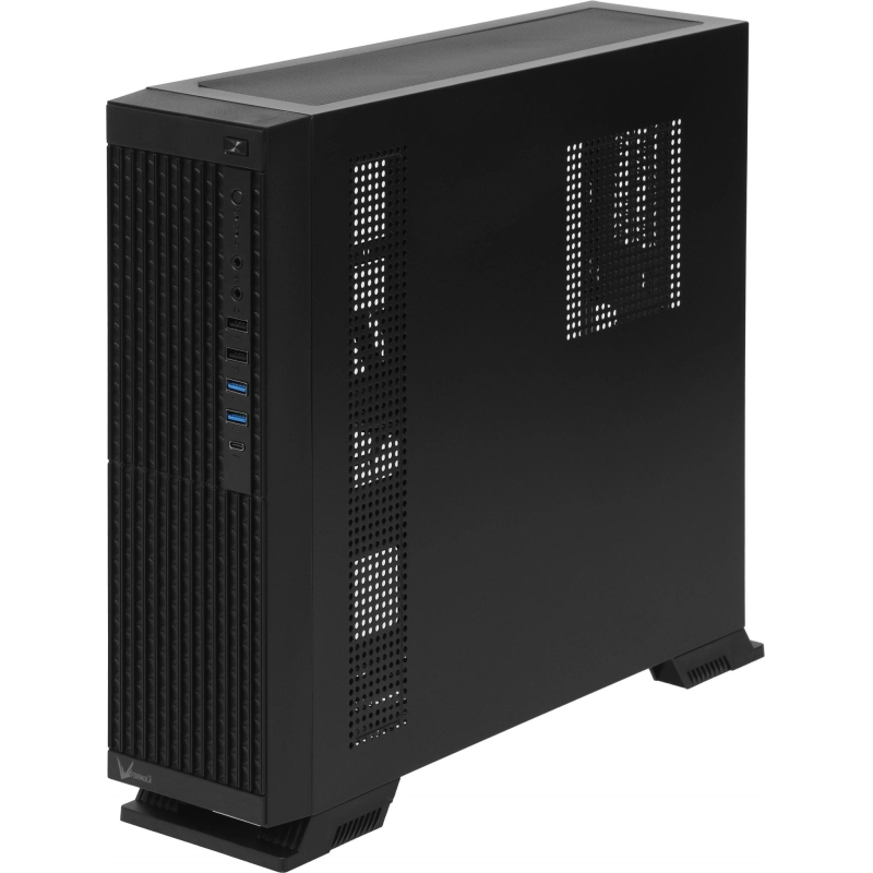 Корпус Formula SFF T11 черный без БП mATX 2xUSB2.0 2xUSB3.0 audio - фото 3