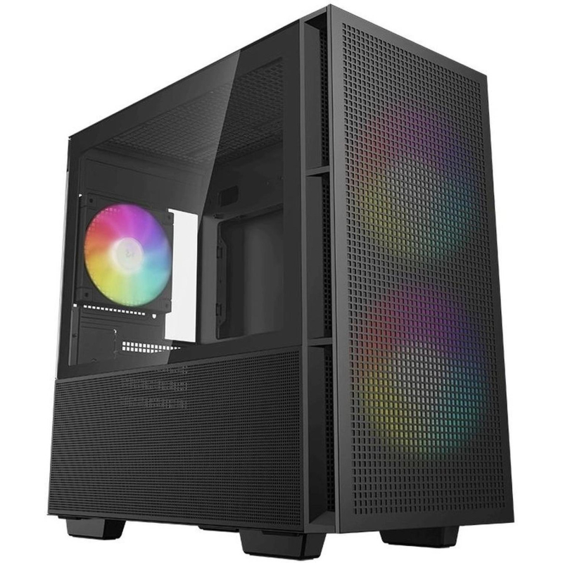 Корпус Deepcool CH360 чер.без БП mATX 7x120mm 3x140mm USB3.0 audio bott PSU - фото 1