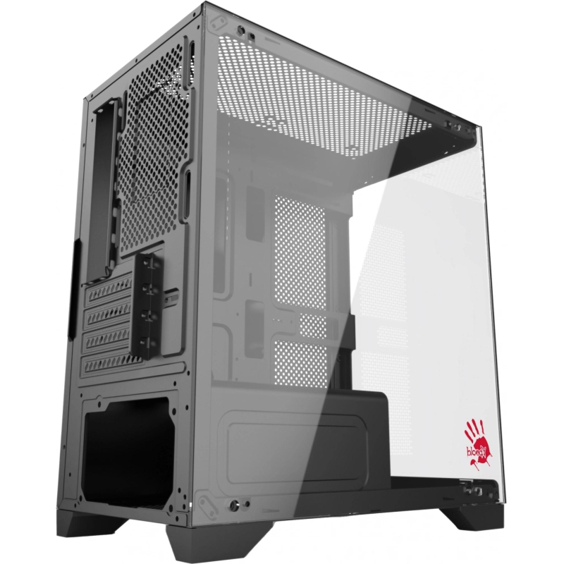 Корпус Bloody BD-CC103 чер.безБП mATX 7x120mm USB2.0x3.0 audio bott PSU - фото 3