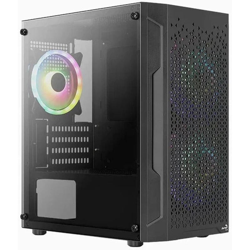 Корпус Aerocool Trinity Mini-G-BK v2 чер.безБП mATX 6x120mm - фото 1