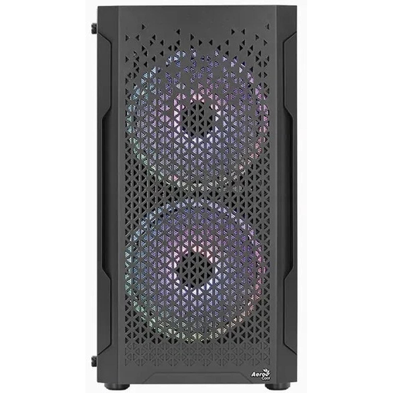 Корпус Aerocool Trinity Mini-G-BK v2 чер.безБП mATX 6x120mm - фото 6