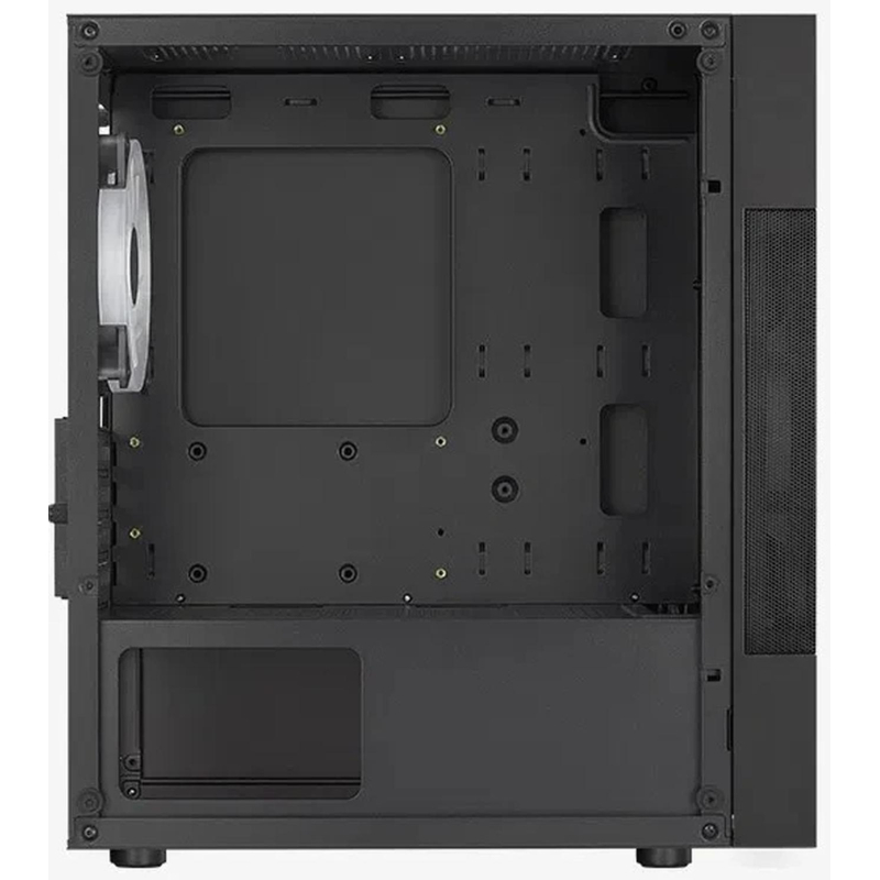 Корпус Aerocool Atomic Lite-G-BK-v2 чер.безБП mATX 6x120/2x140mm - фото 4