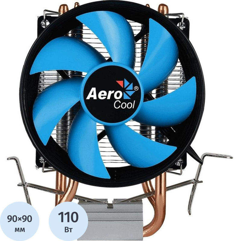 Кулер Aerocool Verkho 2 Soc-AM5/AM4/1200/1700/1851чер/син - фото 1