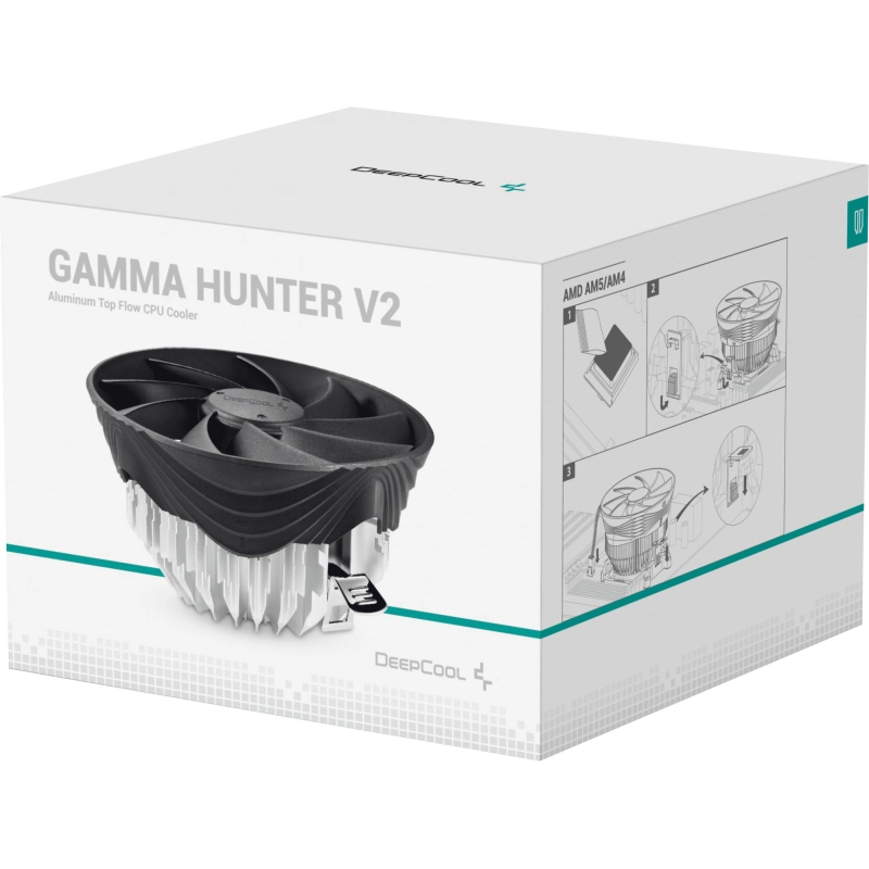 Кулер Deepcool Gamma Hunter V2 Soc-AM5/AM4/1200/1700/1851чер - фото 6