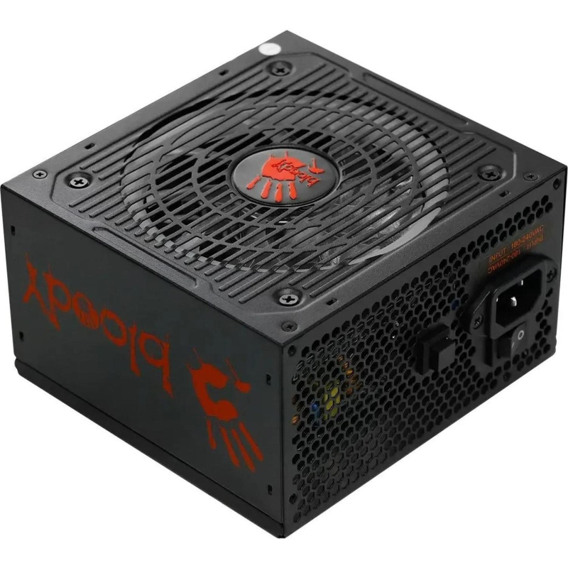 Блок питания Bloody (BD-PS700W-R)ATX 80+(20+4pin) APFC 120/fan color LED - фото 2