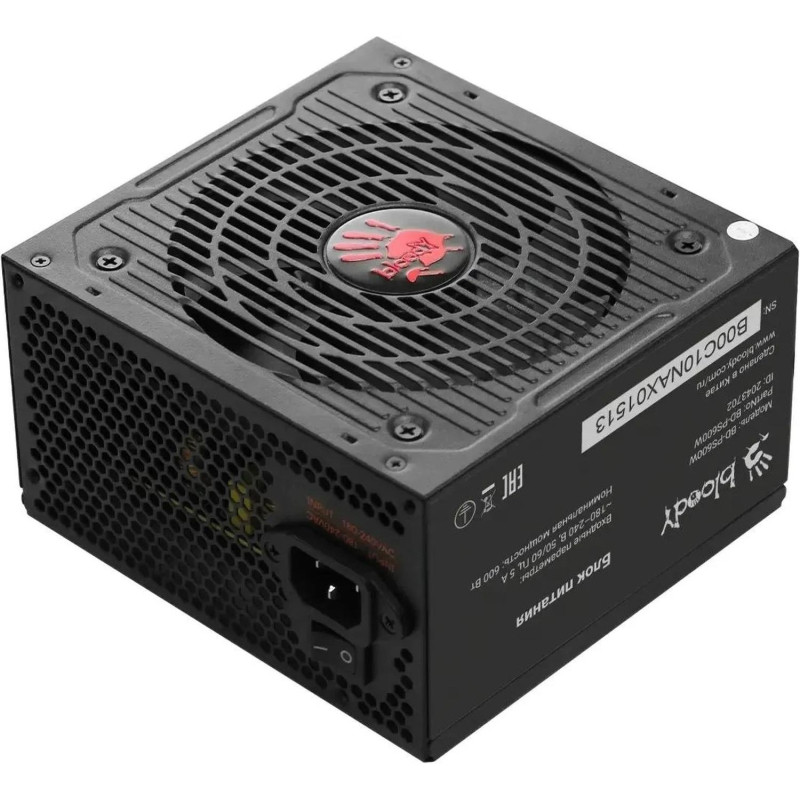Блок питания Bloody (BD-PS600W)ATX 80+ (20+4pin)APFC 120/fan 6xSATA RTL - фото 3