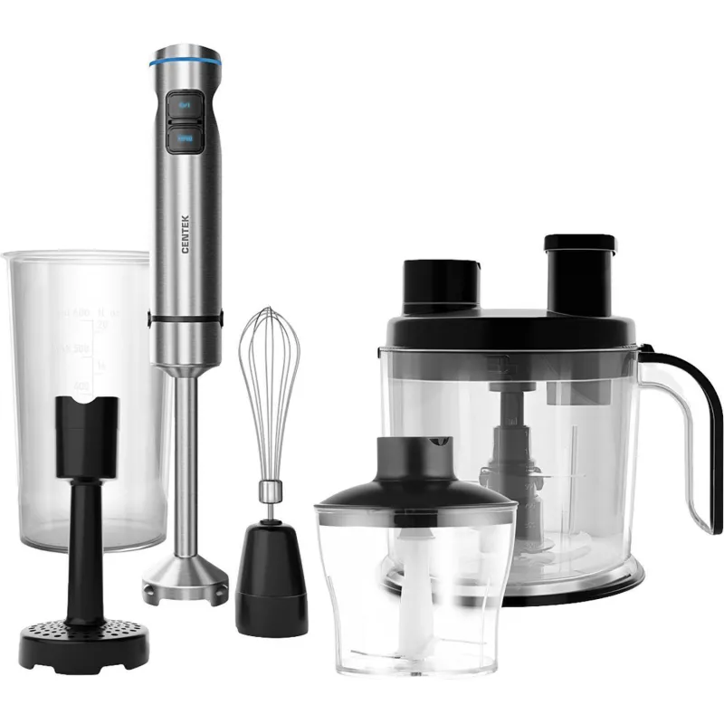 Блендер Centek CT-1317 1500Вт, шинковка 1.5л, чоппер 650 венчик,стакан - фото 1