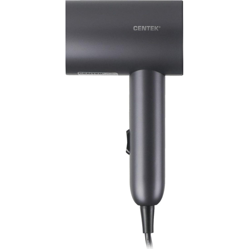 Фен Centek CT-2201(серый)900Вт,2 скорости,турмалин.ионизац.,антистат.эффект - фото 1