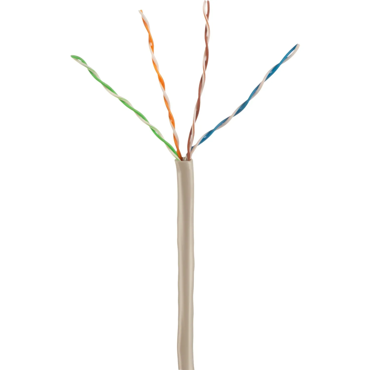 Кабель BigTech BT-CECR-001 медь UTP 4 пары, кат.5e AWG25 PVC 305м сер - фото 1