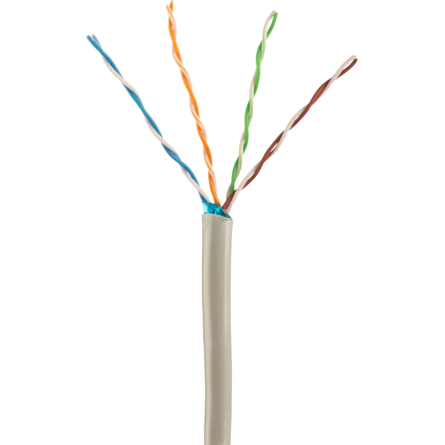 Кабель BigTech BT-CECR-005 медь FTP 4 пары, кат.5e AWG24 PVC 305м сер - фото 1