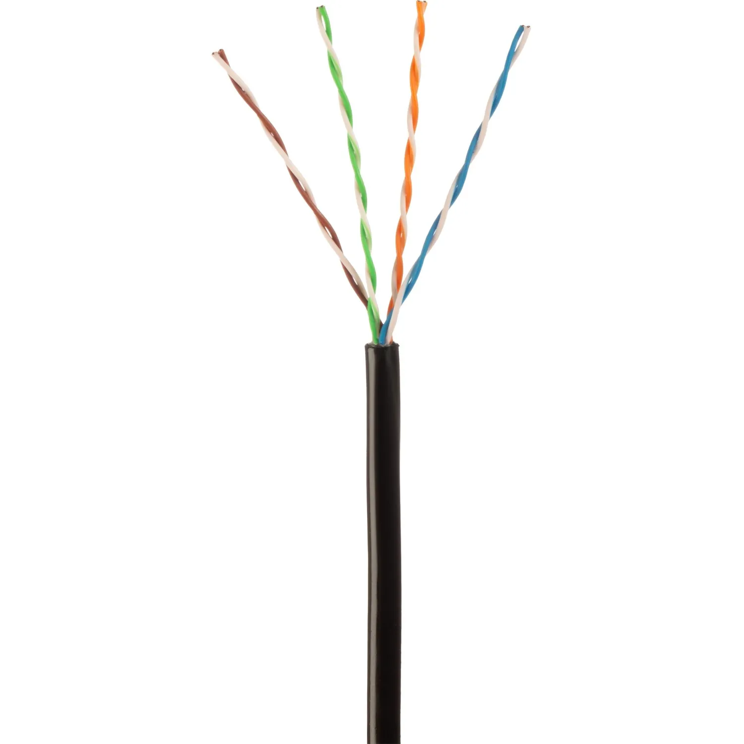 Кабель BigTech BT-CECR-006 медь UTP 4пары, кат.5e AWG24 PE Outdoor 305м чер - фото 1