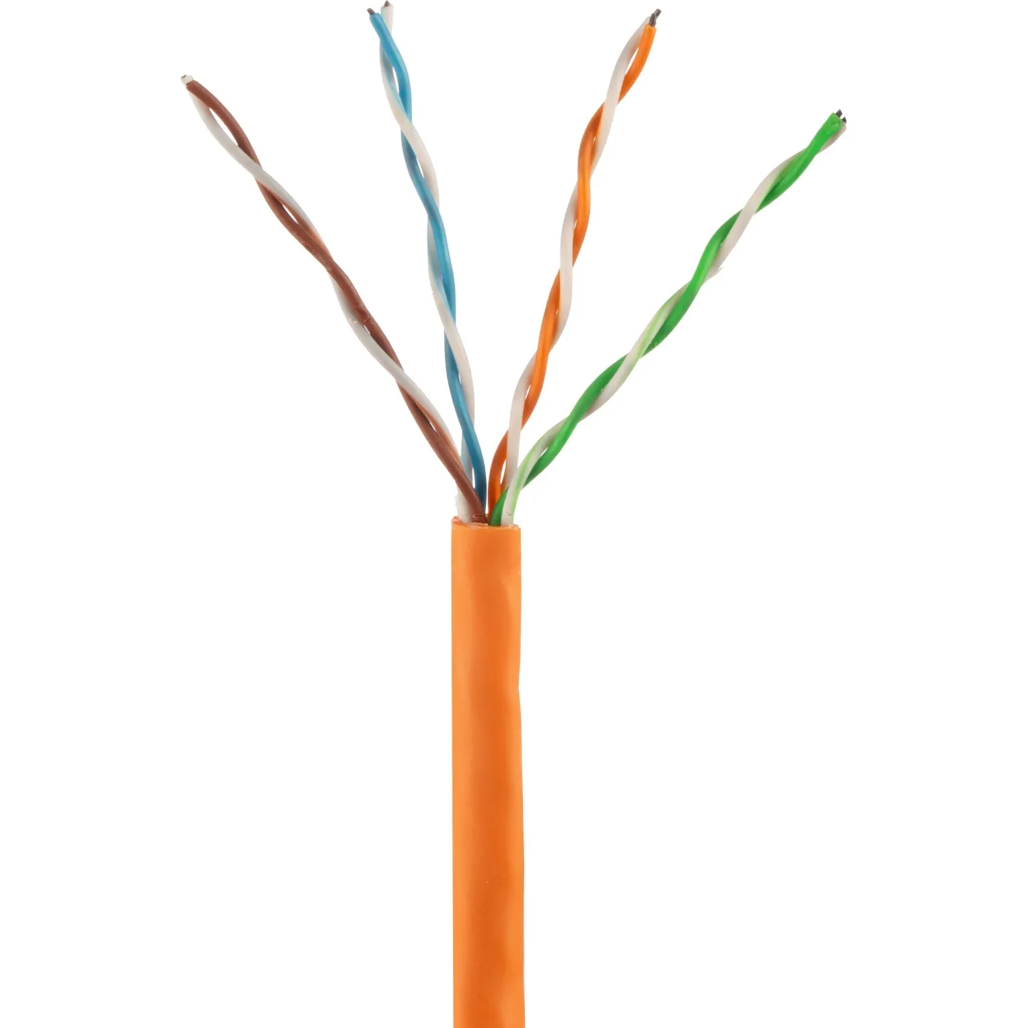 Кабель BigTech BT-CECR-009 медь UTP 4 пары, кат.5e AWG24 LSZH 305м оранж - фото 1