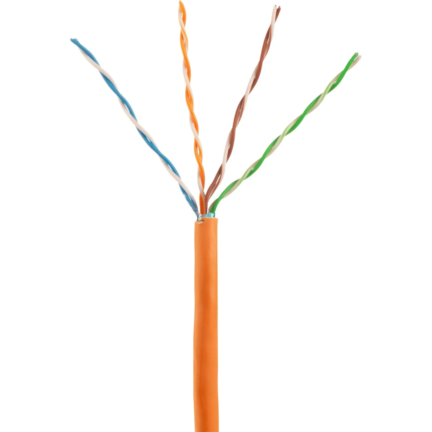 Кабель BigTech BT-CECR-010 медь FTP 4 пары, кат.5e AWG24 LSZH 305м оранж - фото 1