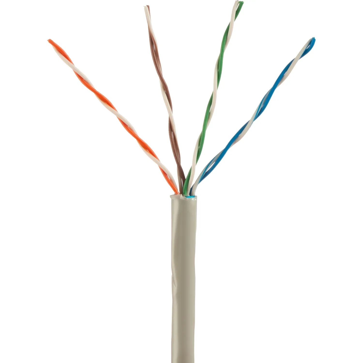 Кабель BigTech BT-CECR-014 CCA FTP 4 пары, кат.5e AWG24 PVC 305м сер - фото 1