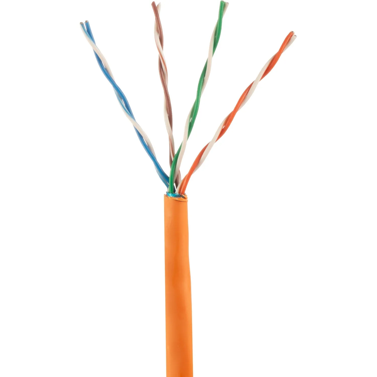 Кабель BigTech BT-CECR-016 CCA FTP 4 пары, кат.5e AWG24 LSZH 305м оранж - фото 1
