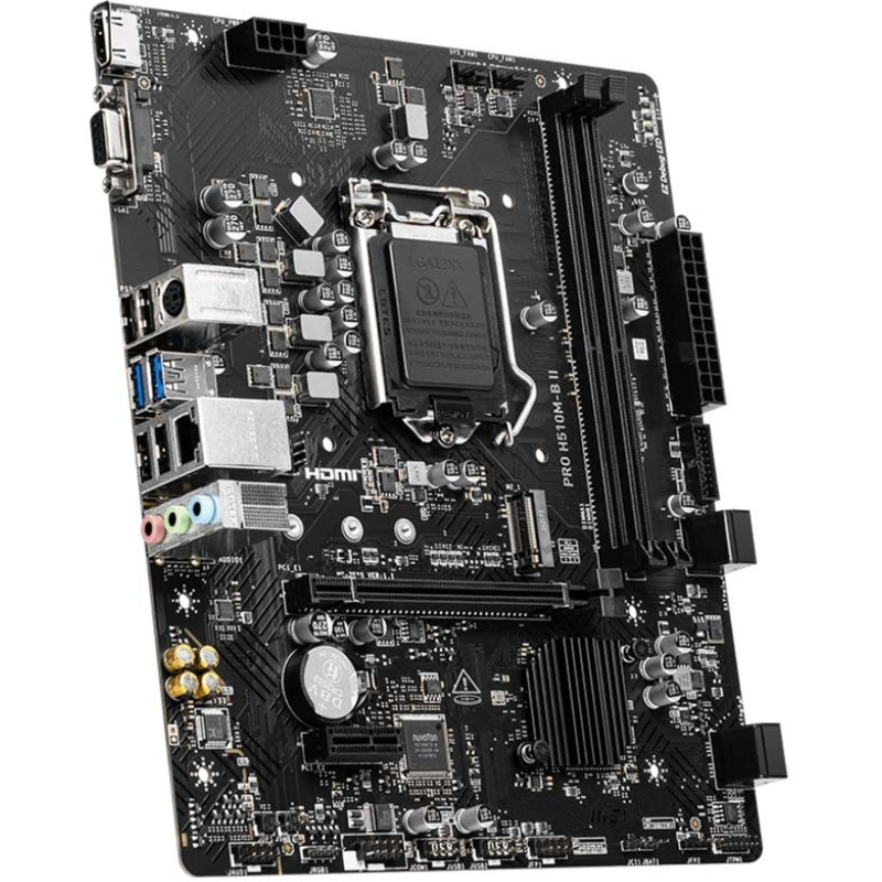 Материнская плата MSI PRO H510M-B II (10Gen only) s1200 Intel 2xDDR4 mATX - фото 1
