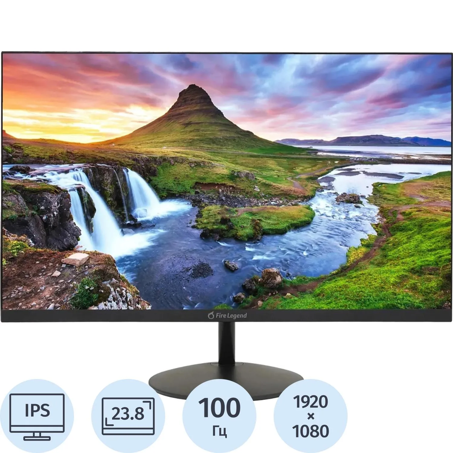 Монитор AOPEN 24SA2YEbi(UM.QS2EE.E18)23,8/FHD/IPS/100Hz/250cd/4ms/VGA/HDMI - фото 1