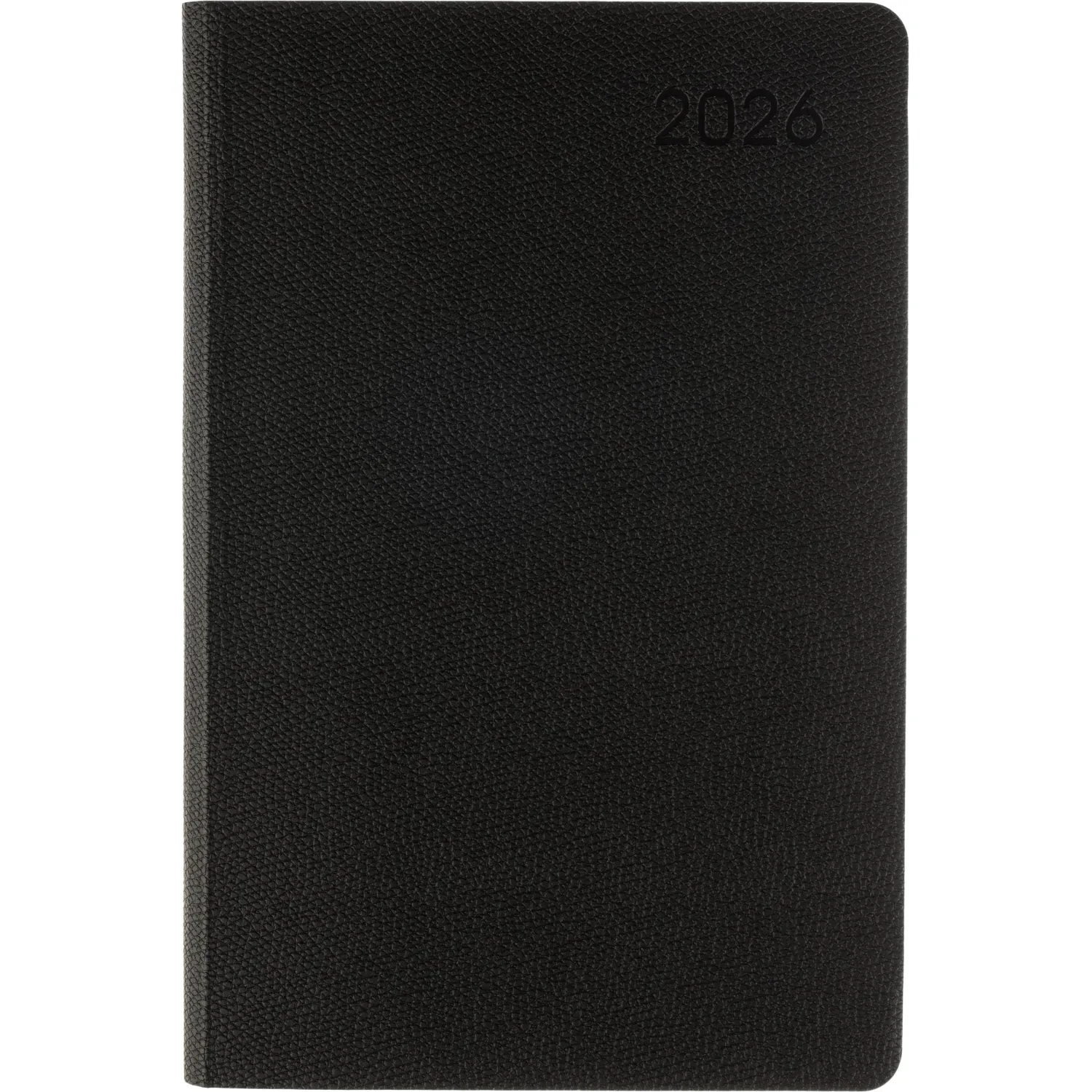 Ежедневник датированный 2026 Attache А5, 168л, 138x213мм, иск. кожа, черный - фото 2