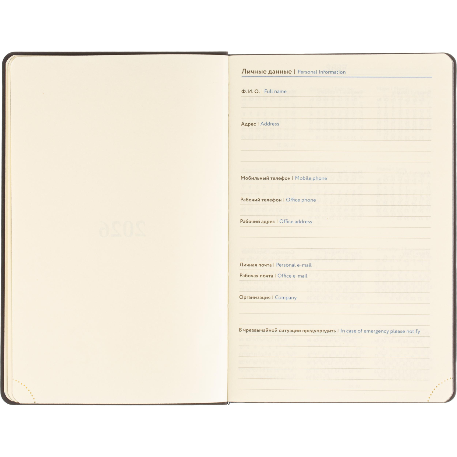 Ежедневник датированный 2026 Attache А5, 168л, 138x213мм, иск. кожа, черный - фото 8