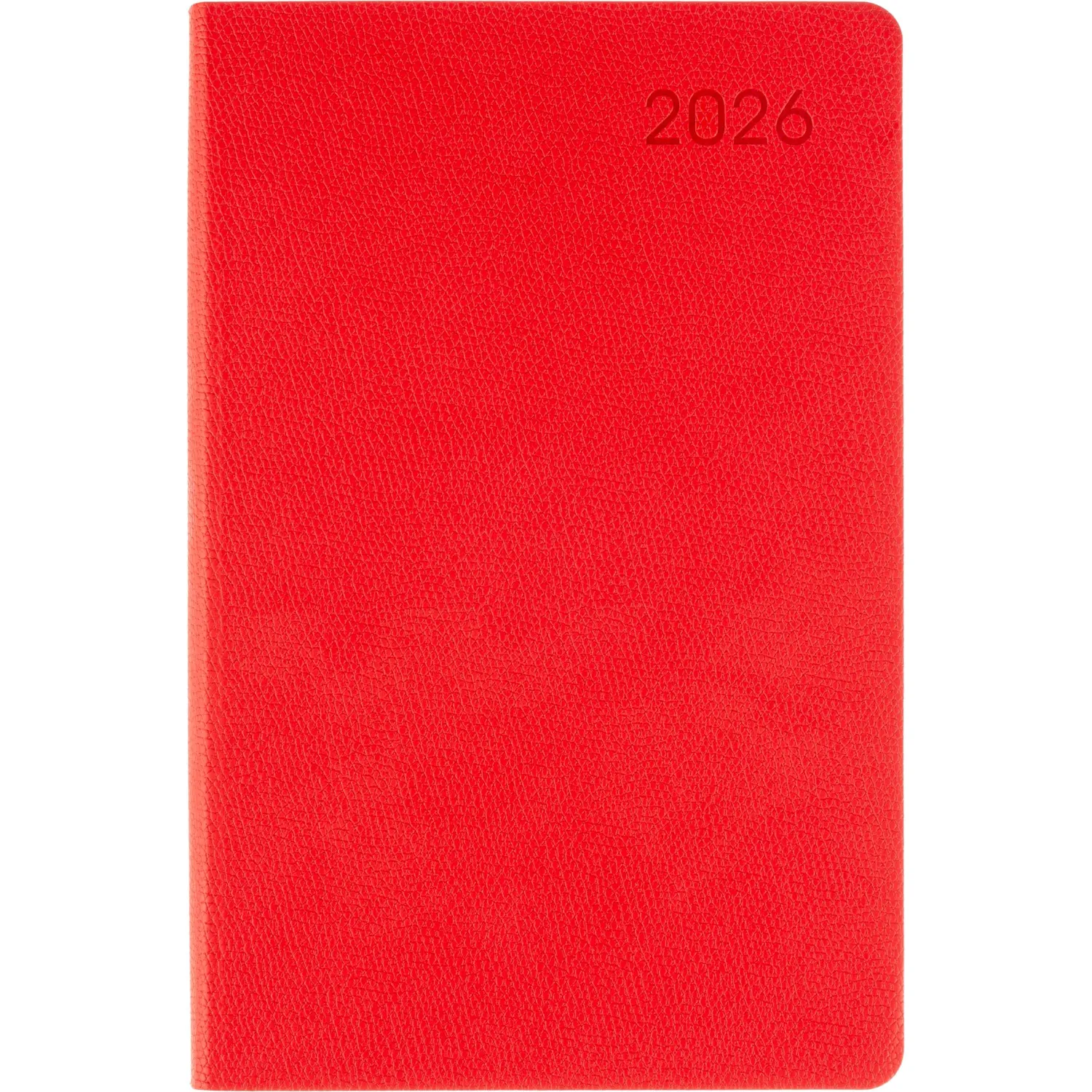 Ежедневник датированный 2026 Attache А5, 168л, 138x213мм, иск.кожа, красный - фото 2