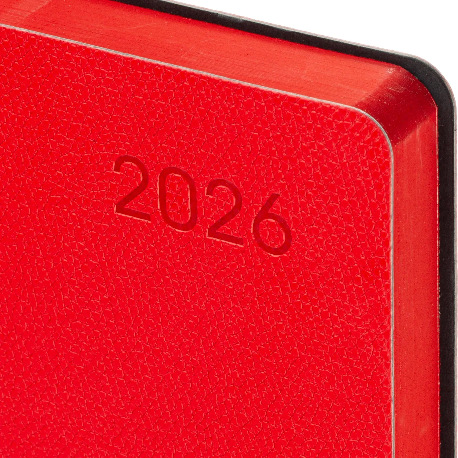 Ежедневник датированный 2026 Attache А5, 168л, 138x213мм, иск.кожа, красный - фото 3