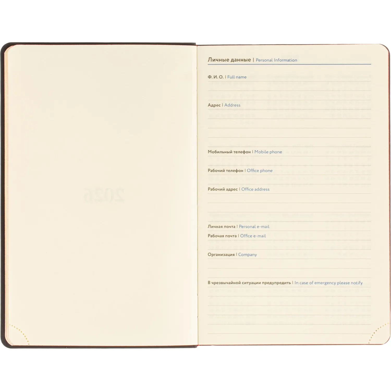 Ежедневник датированный 2026 Attache А5, 168л, 138x213мм, иск.кожа, красный - фото 8