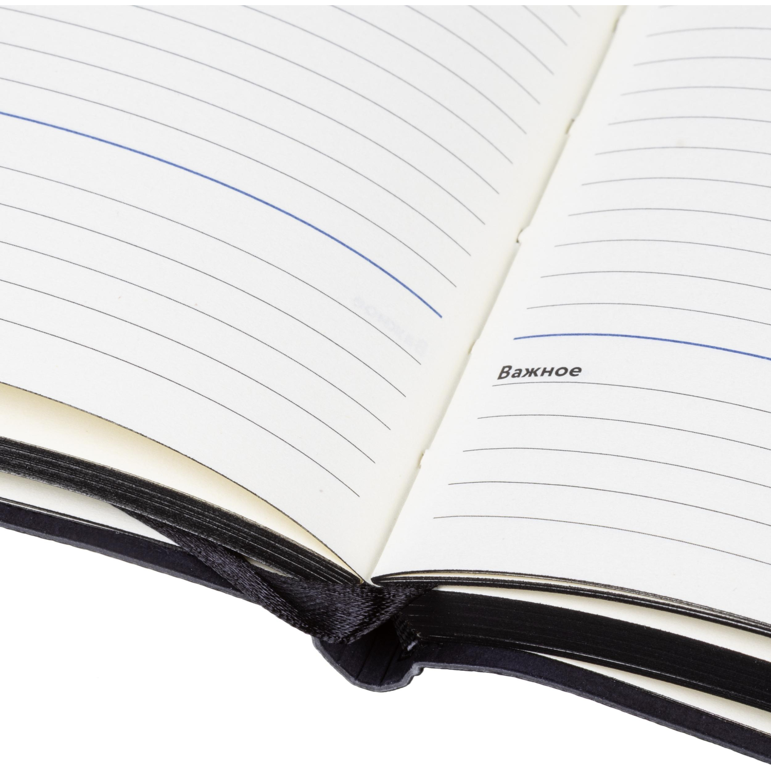 Ежедневник недатированный Attache А5, 160л, 138x213мм иск. кожа, черный - фото 16