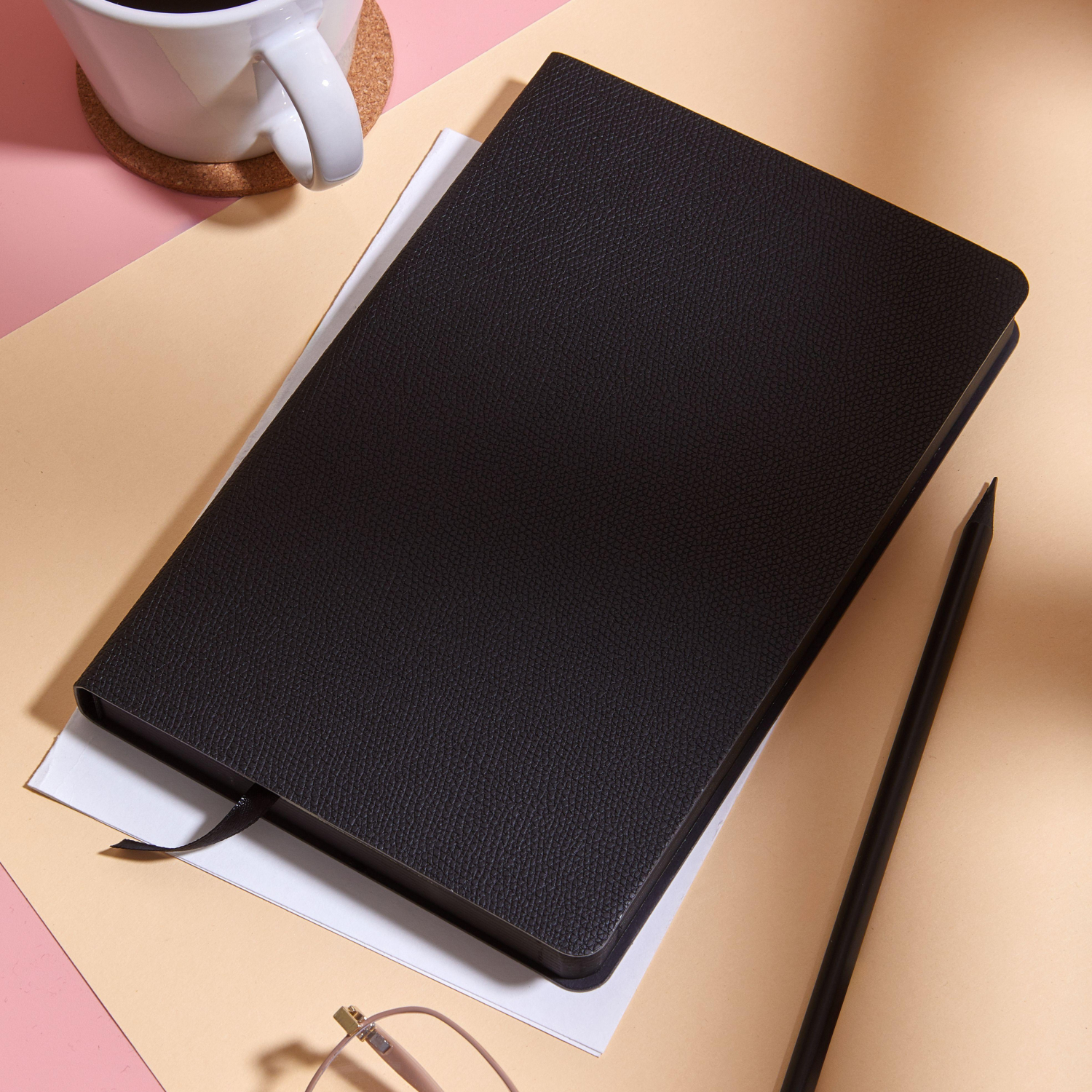 Ежедневник недатированный Attache А5, 160л, 138x213мм иск. кожа, черный - фото 17