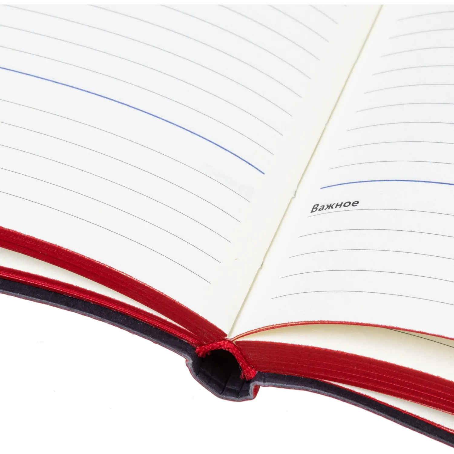 Ежедневник недатированный Attache А5, 160л, 138x213мм иск. кожа, красный - фото 16