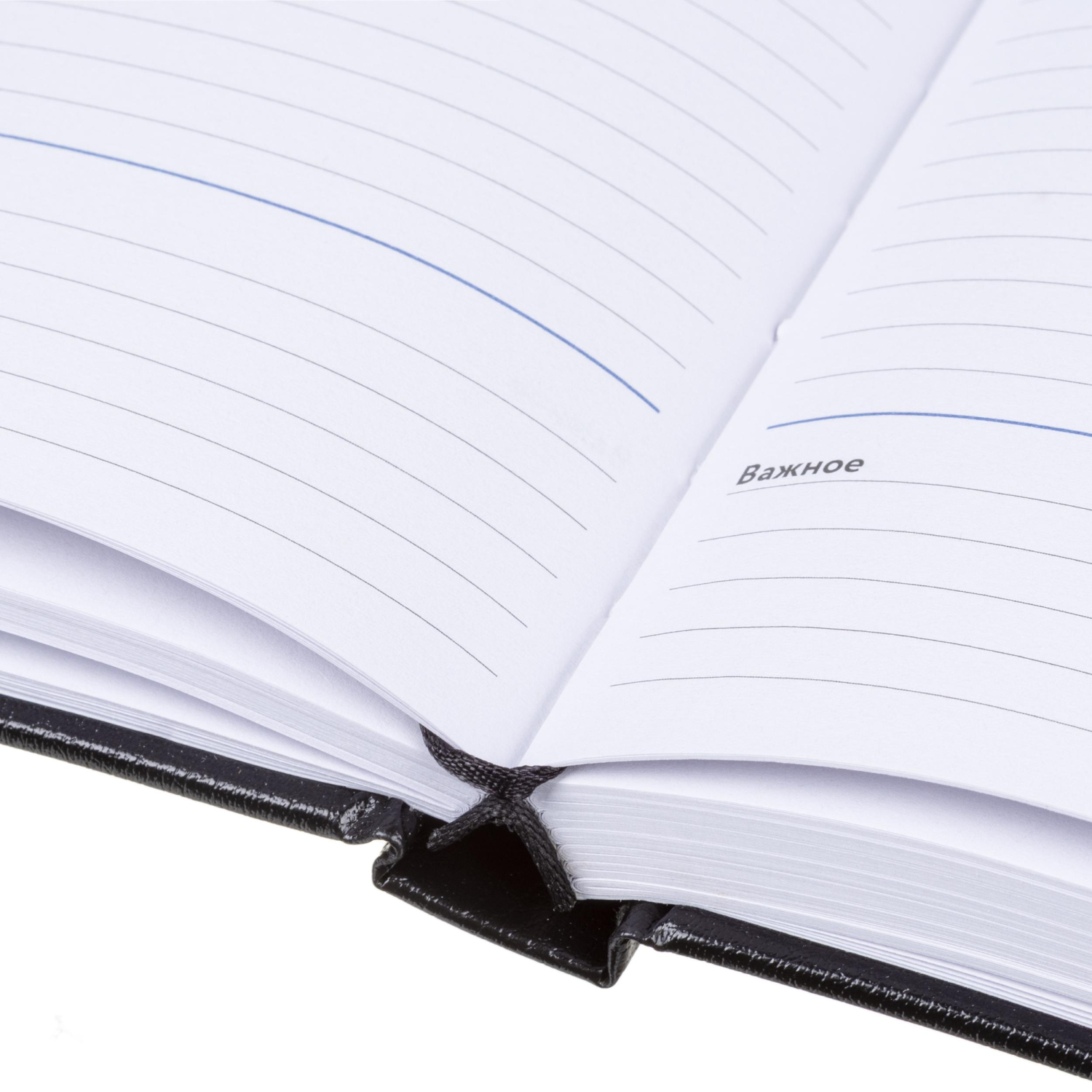 Ежедневник недатированный Attache А5, 160л, 138x213 мм балакрон, черный - фото 17