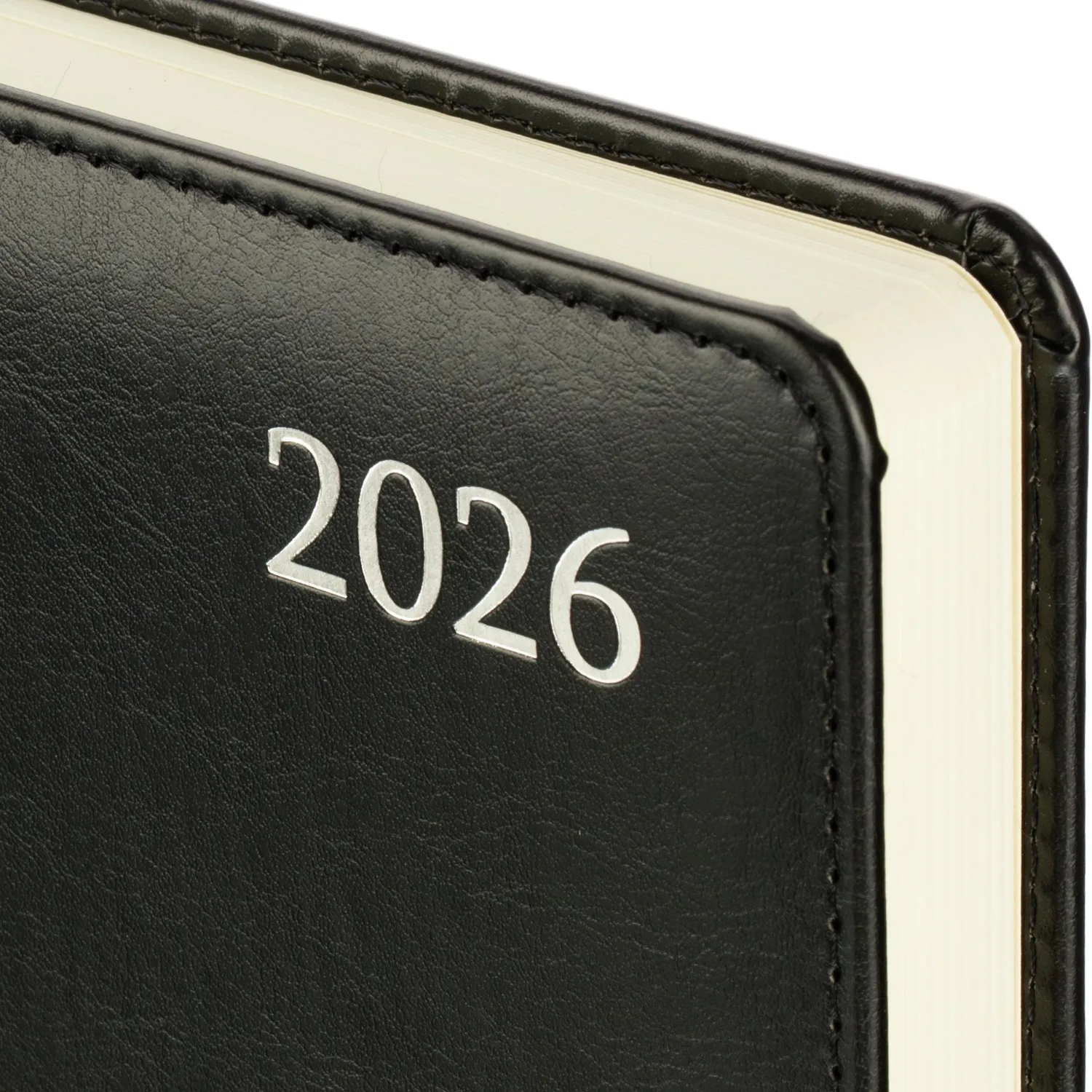 Ежедневник датированный 2026 Attache А5, 168л, 138x213мм, под кожу, черный - фото 3