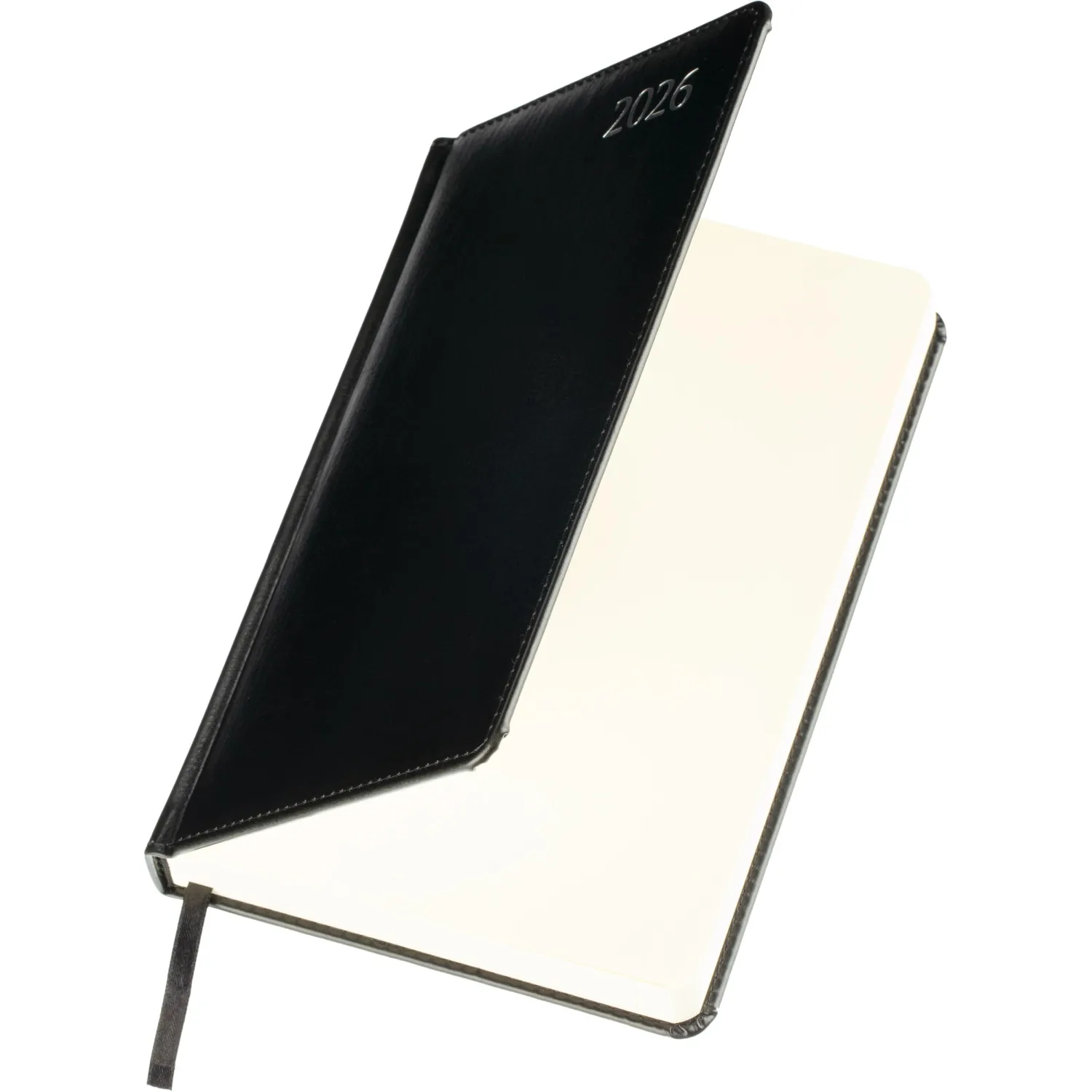 Ежедневник датированный 2026 Attache А5, 168л, 138x213мм, под кожу, черный - фото 5