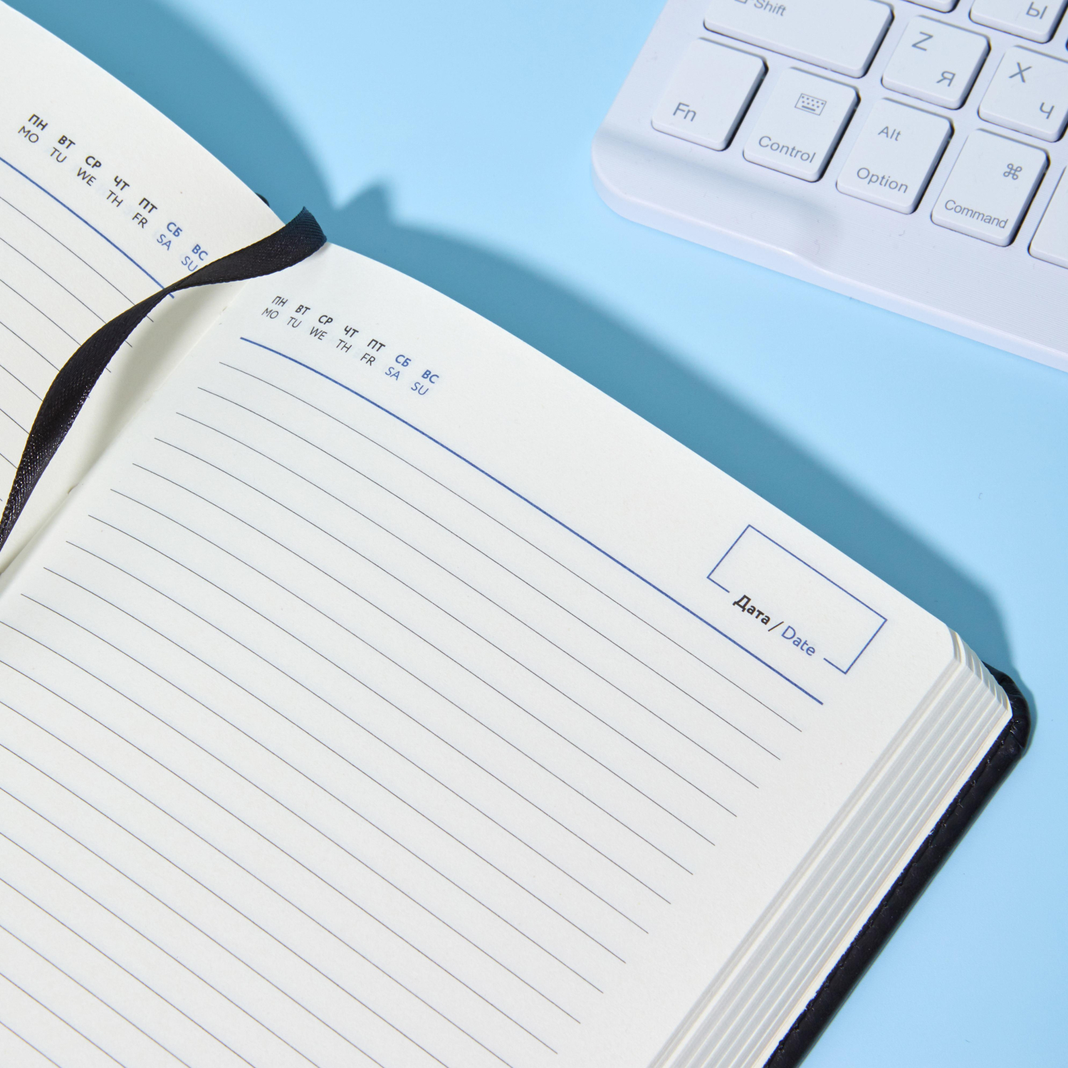 Ежедневник недатированный Attache А5, 160л, 138x213мм под кожу, черный - фото 20