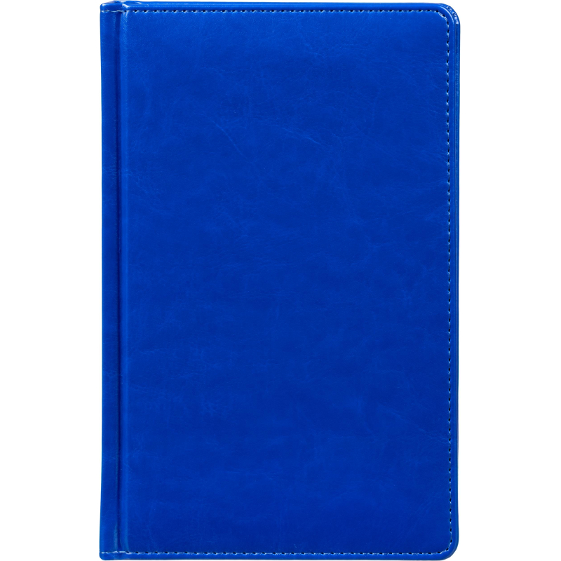 Ежедневник недатированный Attache А5, 160л, 138x213мм под кожу, темно-синий - фото 2
