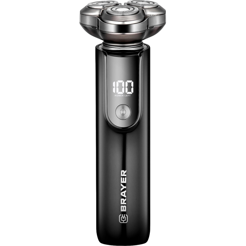 Электробритва BRAYER 3602BR,ротор.сист,лит.бат.1x800мАч, триммер - фото 1