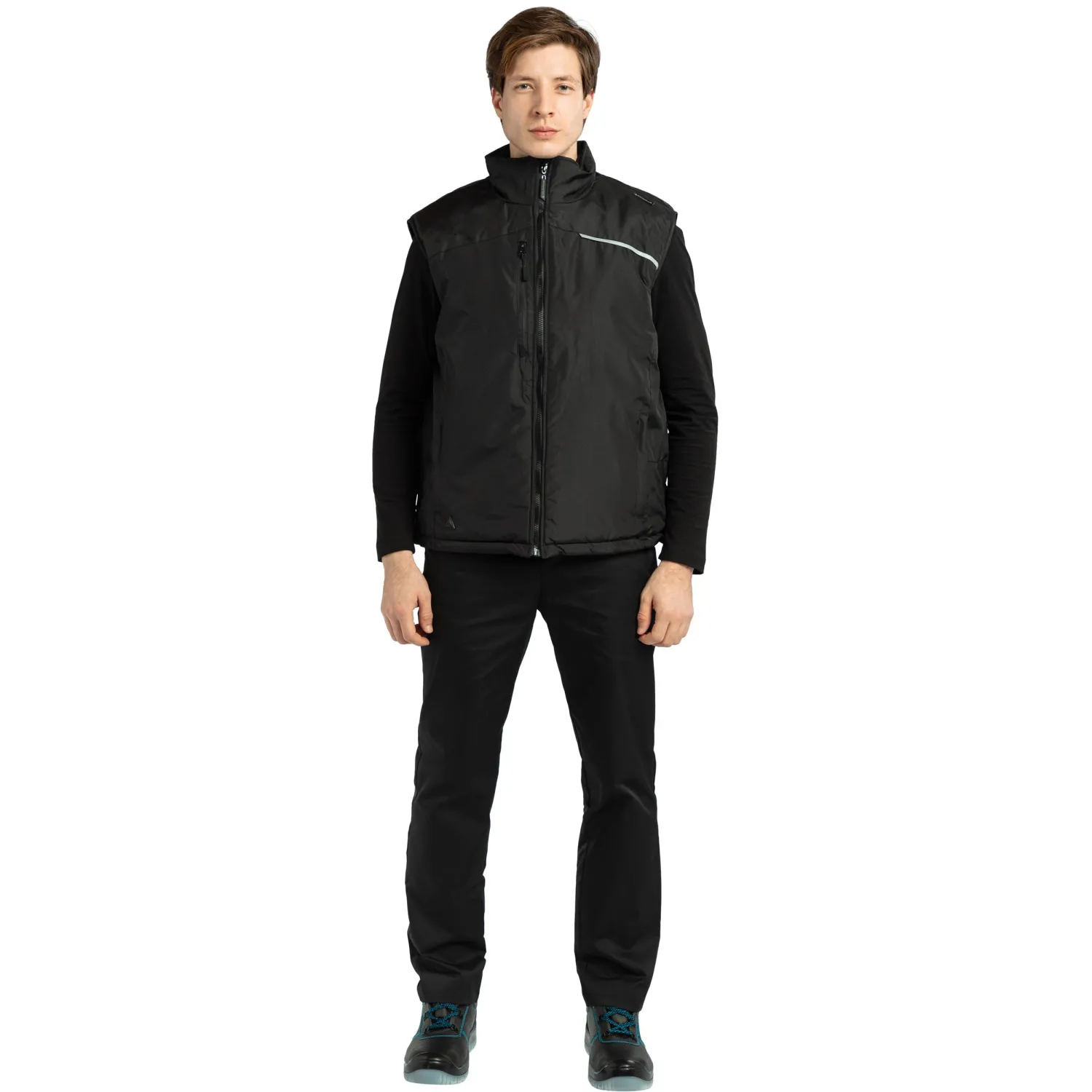 Жилет утепленный муж FIDJI3 черный р.S (арт. FIDJ3NOPT) - фото 1