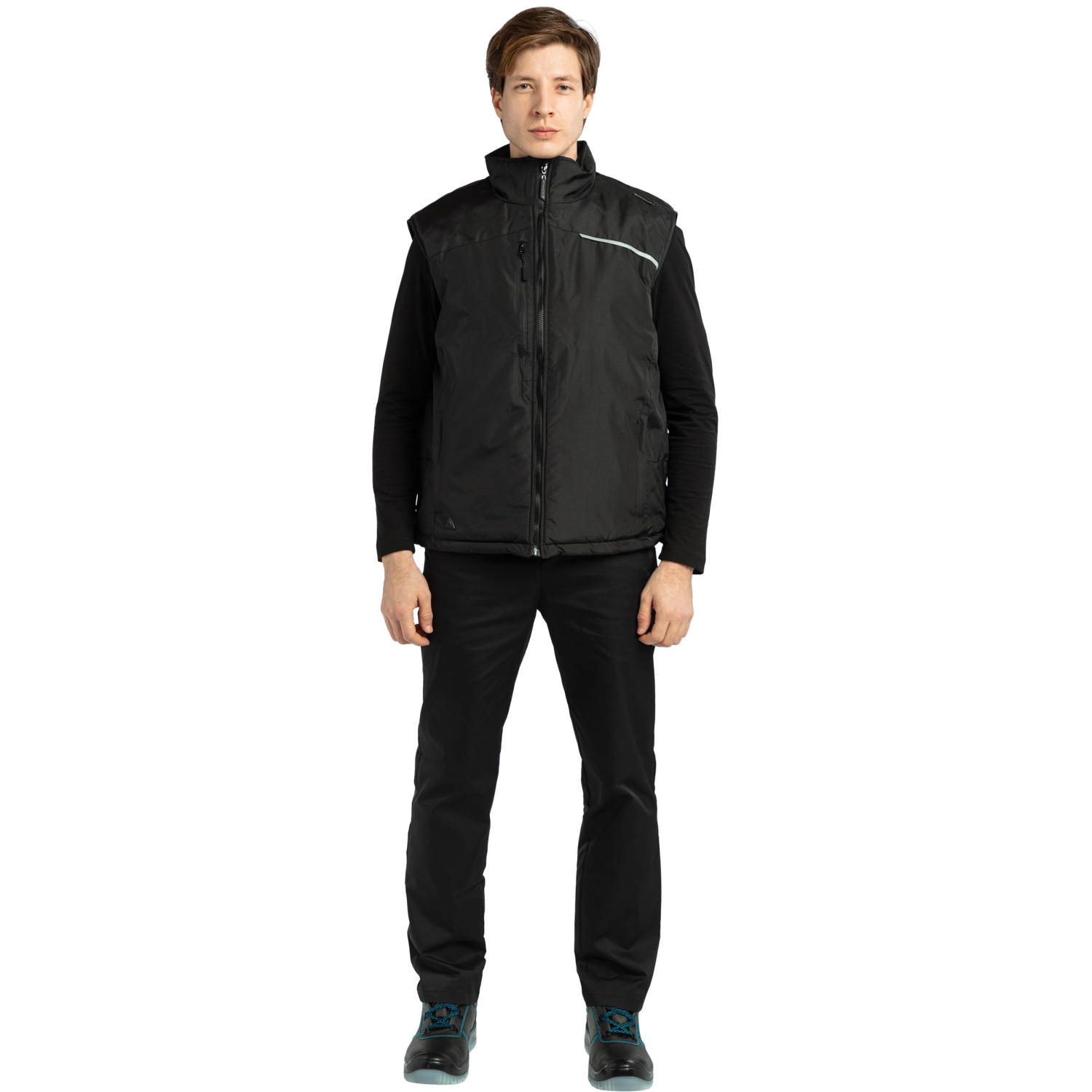 Жилет утепленный муж FIDJI3 черный р.M (арт. FIDJ3NOTM) - фото 1