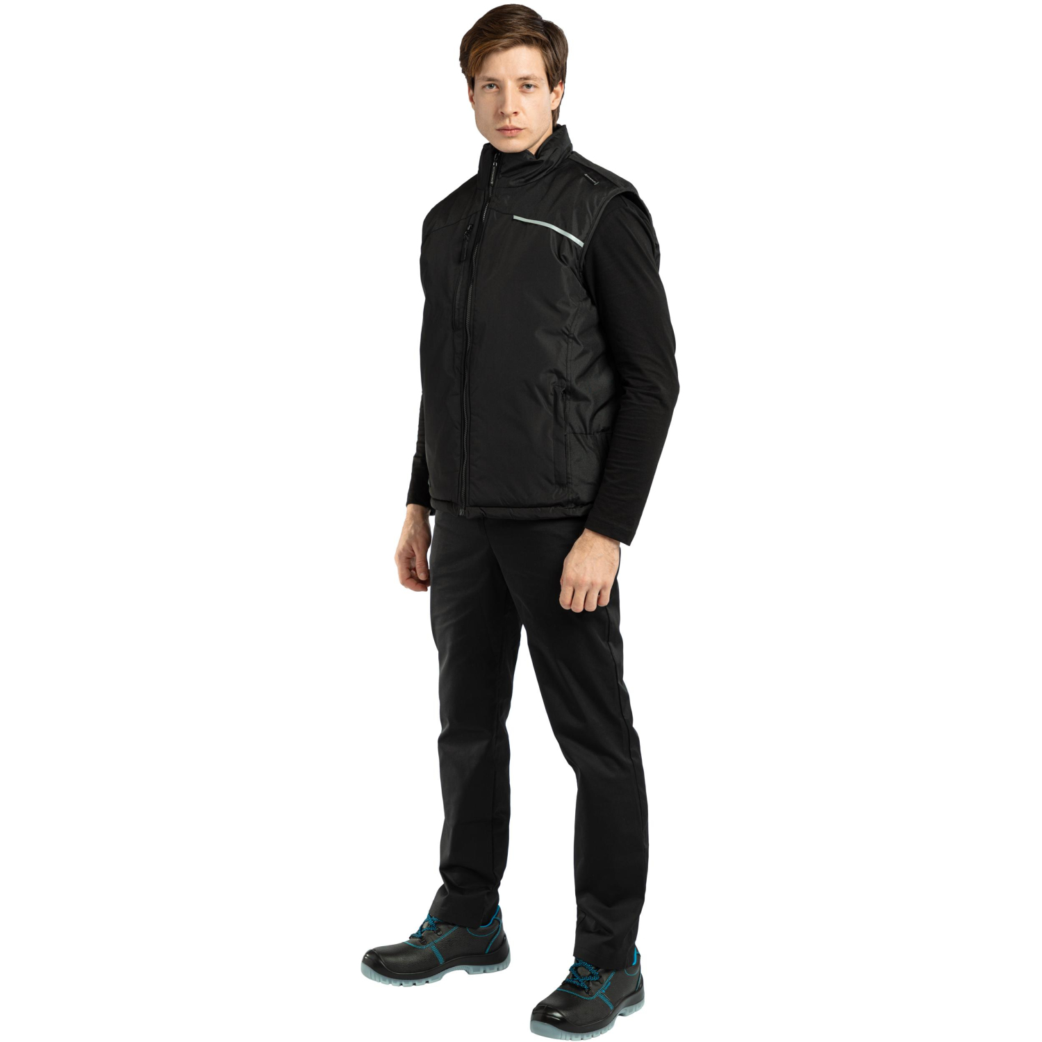 Жилет утепленный муж FIDJI3 черный р.L (арт. FIDJ3NOGT) - фото 2