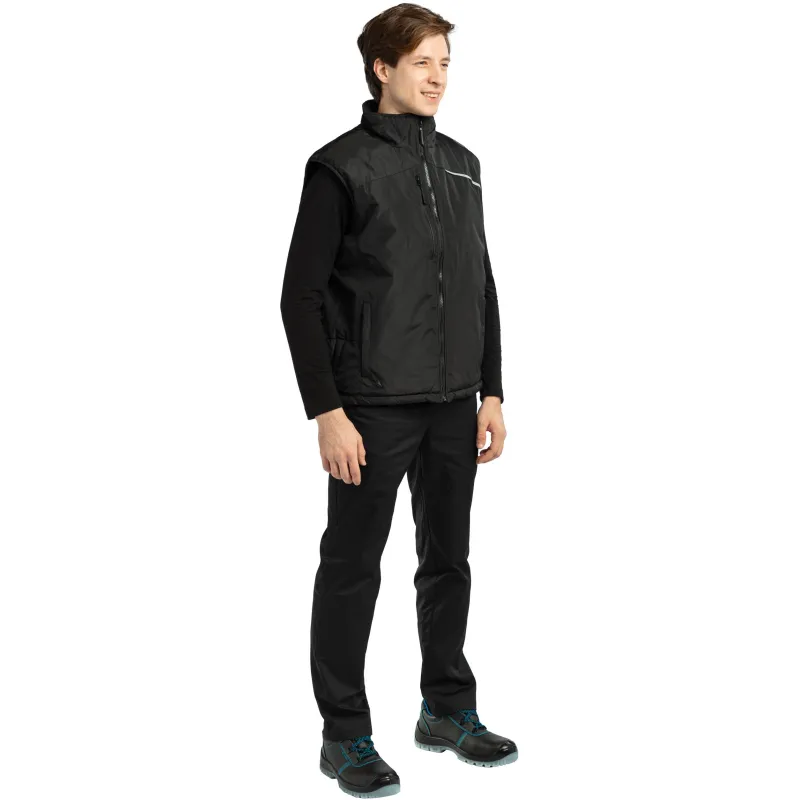 Жилет утепленный муж FIDJI3 черный р.L (арт. FIDJ3NOGT) - фото 3